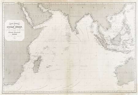 Aimé Robiquet, Carte Générale de l'Océan Indien, dressée d'aprés les...
