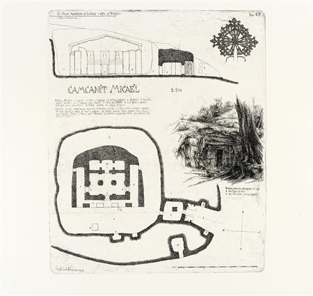 Lino Bianchi Barriviera, Lotto composto di 4 incisioni dalla cartella Le...