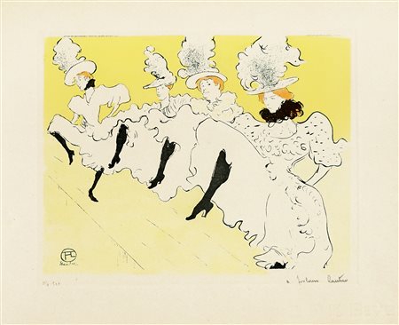 Henri (de) Toulouse-Lautrec [after], Lotto composto di 3 litografie. 1967. 3...