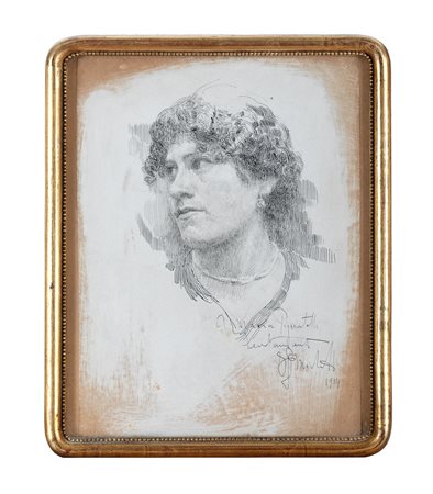 Francesco Paolo Michetti, Maria Pignatelli. 1911. Penna e inchiostro di china...
