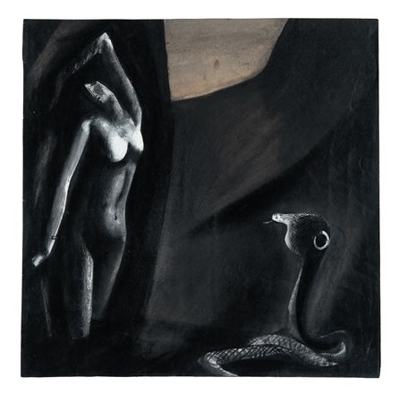 Mario Sironi, Studio per un'illustrazione della novella Devi Enna di Guido da...