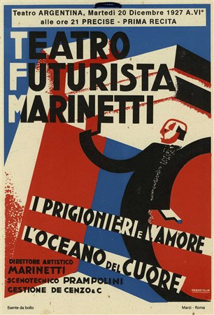Enrico Prampolini, Teatro futurista Marinetti. I prigionieri e l'amore,...