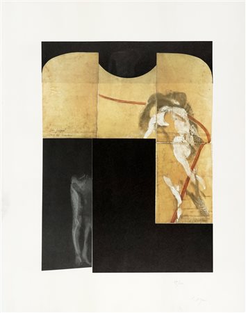 Carlo Alfano, Lotto composto di 3 incisioni. 1970. Tecnica incisoria mista...
