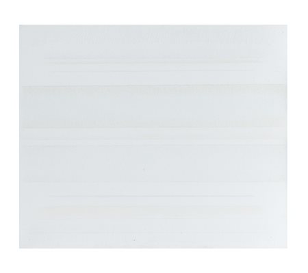 Riccardo Guarneri, Due strisce. 1977. Tempera e pastelli su tela. cm 50x60....
