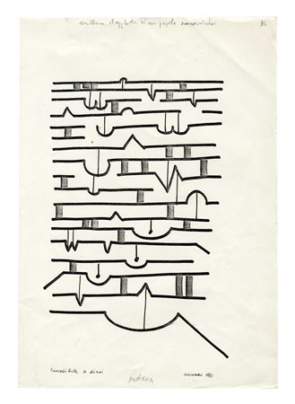 Bruno Munari, Incredibile a dirsi. Scrittura illeggibile di un popolo...