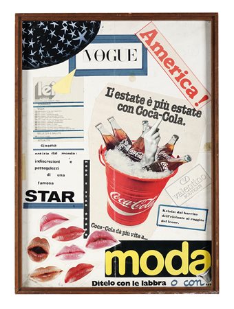Luciano Ori, Senza titolo. 1975. Collage. cm 50x35. Al verso iscritto:...