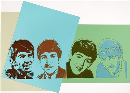 Andy Warhol [after], The Beatles. 1980. Giclée su carta pesante. mm 500x697....
