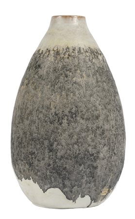 Marcello Fantoni, Grande vaso decorato. 1900. Ceramica con decori a macchia e...