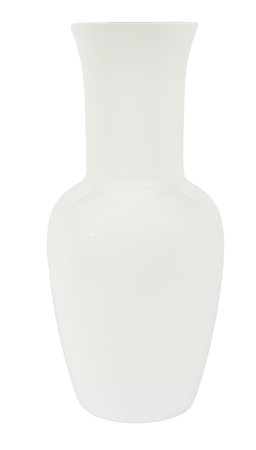Paolo Venini, Vaso Opalino bianco. 1936. Vetro di Murano. cm 50x22 Ø. Firmato...