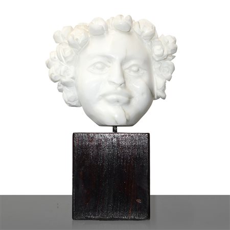 Michele Valenza (Villalba 1950)  - Testa fiorita