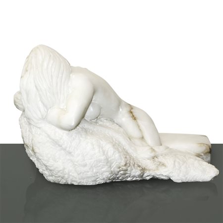 Michele Valenza (Villalba 1950)  - Nudo di donna sdraiata di schiena