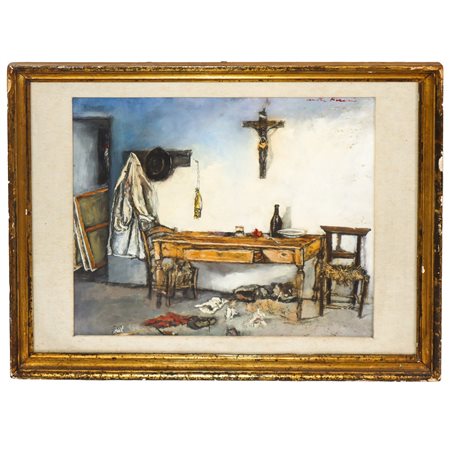 Walter Piacesi - Angolo dello studio con varie cose 