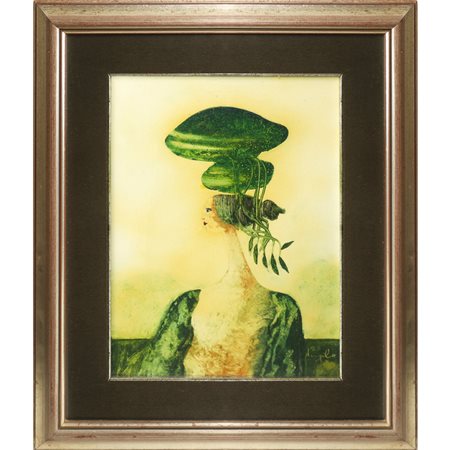 Cesare D'Angelo (Catania 1940 - 2006)  - Figura di donna