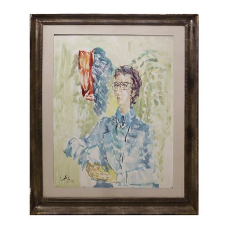 Andrè Cefaly (1901 - 1986)  - Uomo con occhiali