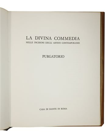 La Divina Commedia nelle incisioni degli artisti contemporanei - Il Purgatorio, 1989