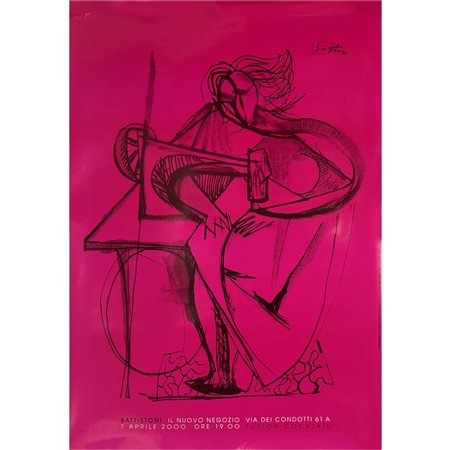 Locandina pubblicitaria Battistoni, 2000