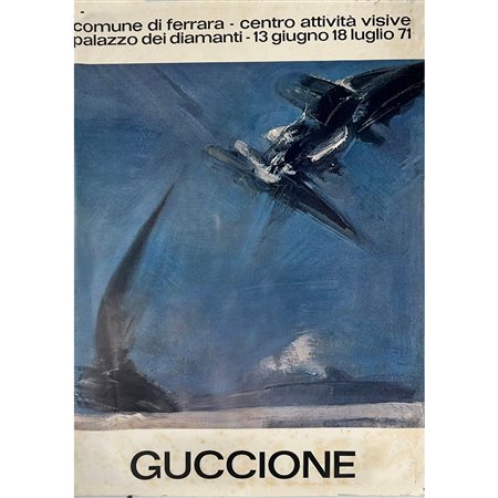 Locandina mostra Guccione, 1971