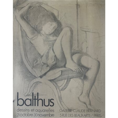 Locandina mostra Balthus, 1971