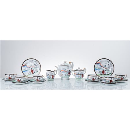 MANIFATTURA ORIENTALE DEI PRIMI DEL '900, Servizio da tè