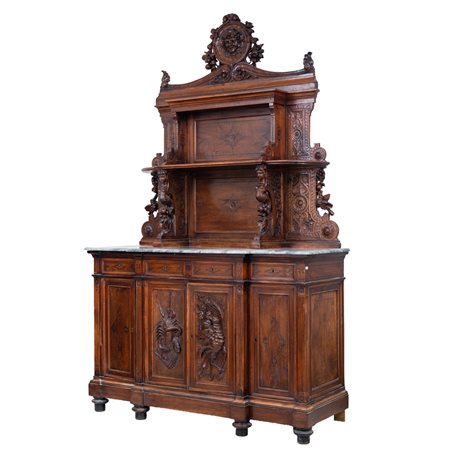 MAN. SICILIANA SECONDA METÀ XIX SEC., Piattaia con alzata