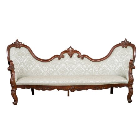 MANIFATTURA SICILIANA DEL XIX SECOLO, Divano