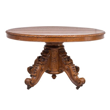 MANIFATTURA FRANCESE DEL XIX SECOLO, Imponente tavolo