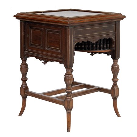 MANIFATTURA INGLESE DEL XIX SECOLO, Tavolo da lavoro