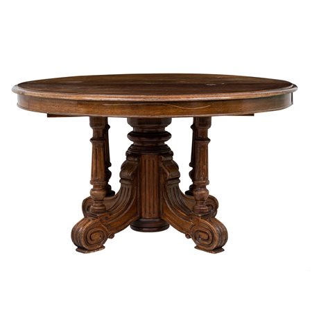 MANIFATTURA FRANCESE DEL XIX SECOLO,Tavolo allungabile