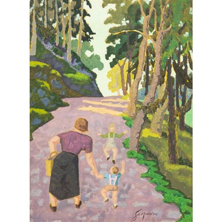 PITTORE DEL XX SECOLO, Olio su tela