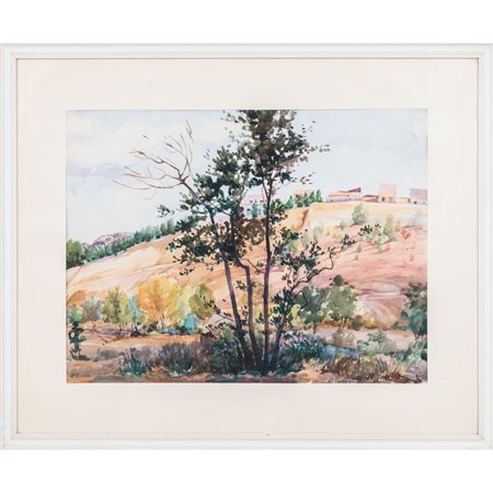 PITTORE DEL XX SECOLO, Acquarello su carta