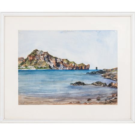 PITTORE DEL XX SECOLO, Acquarello su carta