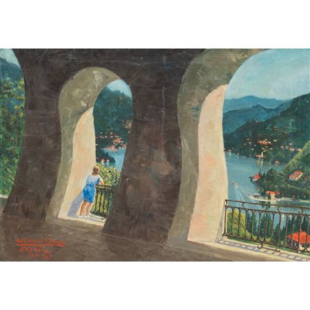 F. NOBILE, Olio su tela