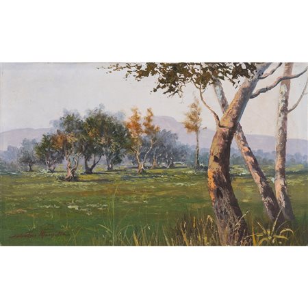 SALVATORE MANZELLA, Olio su tela