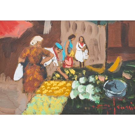 GIOVANNI PRASSI, Olio su cartoncino