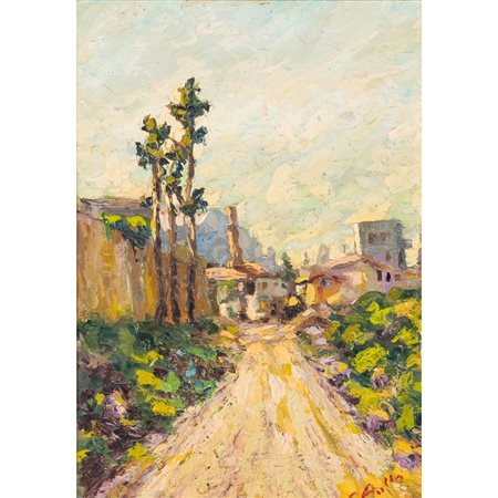 PITTORE DEL XX SECOLO, Olio su tela