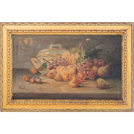 FRANCESCO PECORARO, Natura morta, Olio su tela