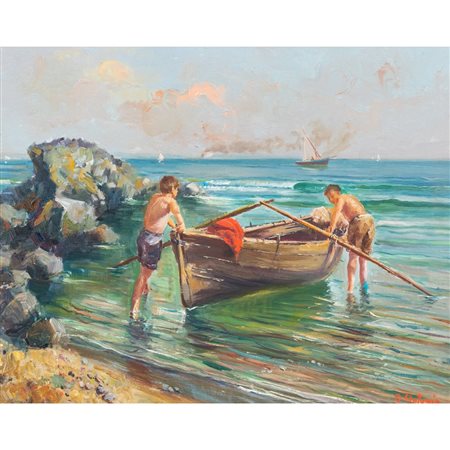 ANTONIO PANZA in arte D’Antonio, Olio su tavola