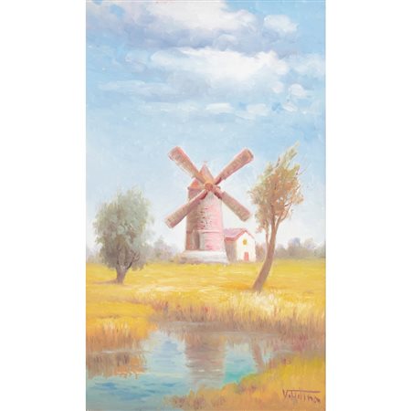 VINCENZO UDINE, Olio su tela