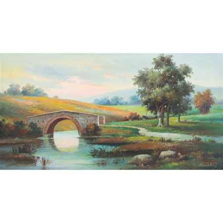 VINCENZO UDINE, Olio su tela