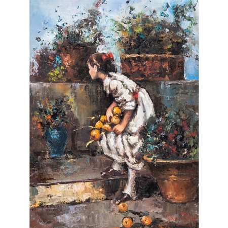 FRANCO RISPOLI, Olio su tela