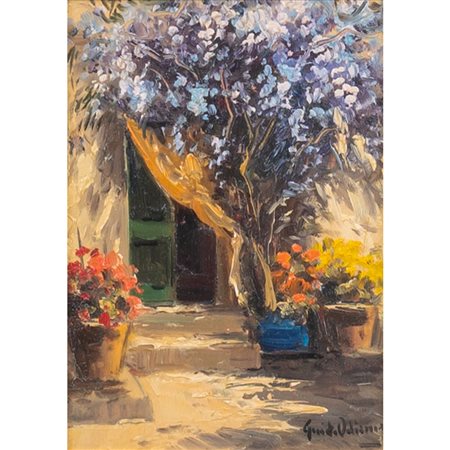 GUIDO ODIERNA, Esterno, Olio su tavoletta