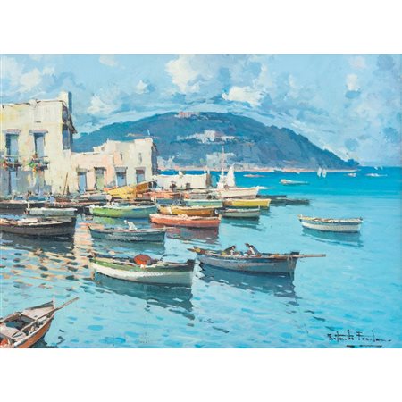 FORTUNATO FONTANA, Olio su tavoletta