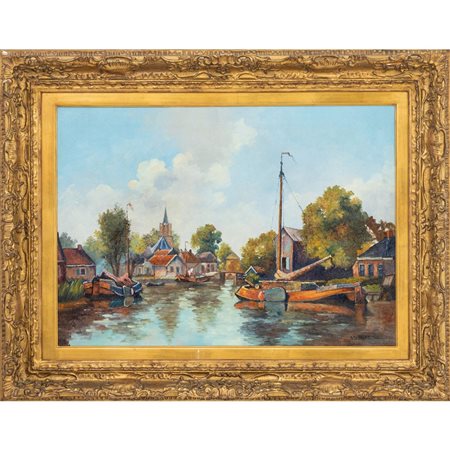 PITTORE DEL XX SECOLO, Olio su tela