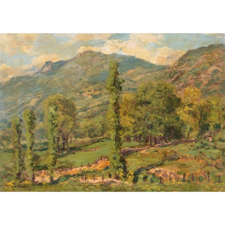 CARLO AIMETTI, Olio su tavola