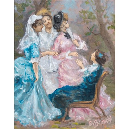 E. BIANCHI, Olio su masonite