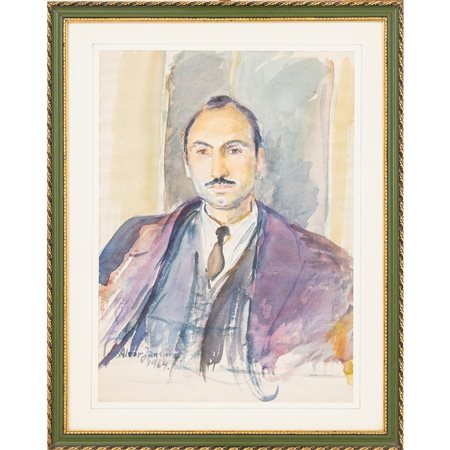 ALVAR JANSSON, Acquarello su carta