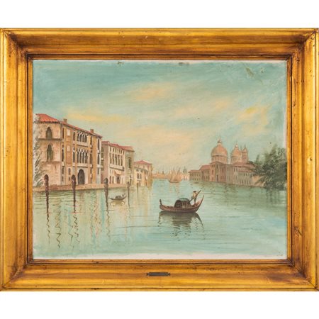 PITTORE DEL XX SECOLO, Venezia, Olio su tela