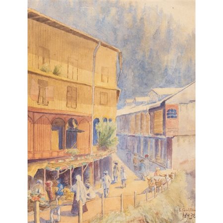 L. GRIFFIN, Acquarello su carta