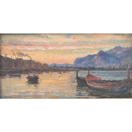 CARLO PERNA, Olio su tavoletta