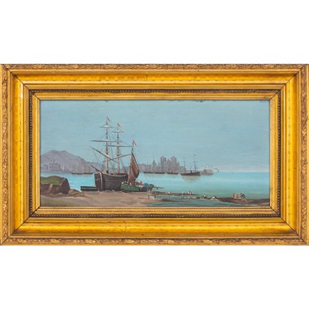 PITTORE DEL XIX/XX SECOLO, Olio su tavoletta